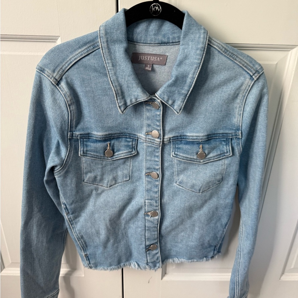 Just USA Light Blue Jean Jacket